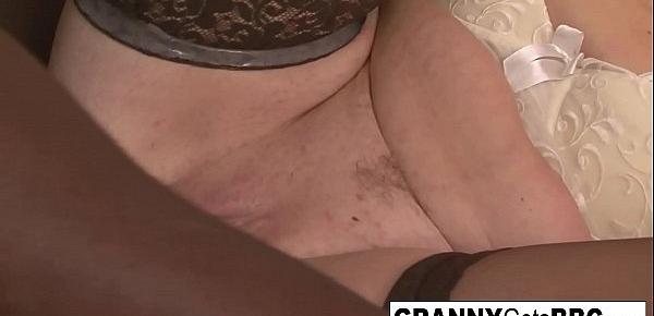  Amazing compilation of grannies geting fucked by black cocks